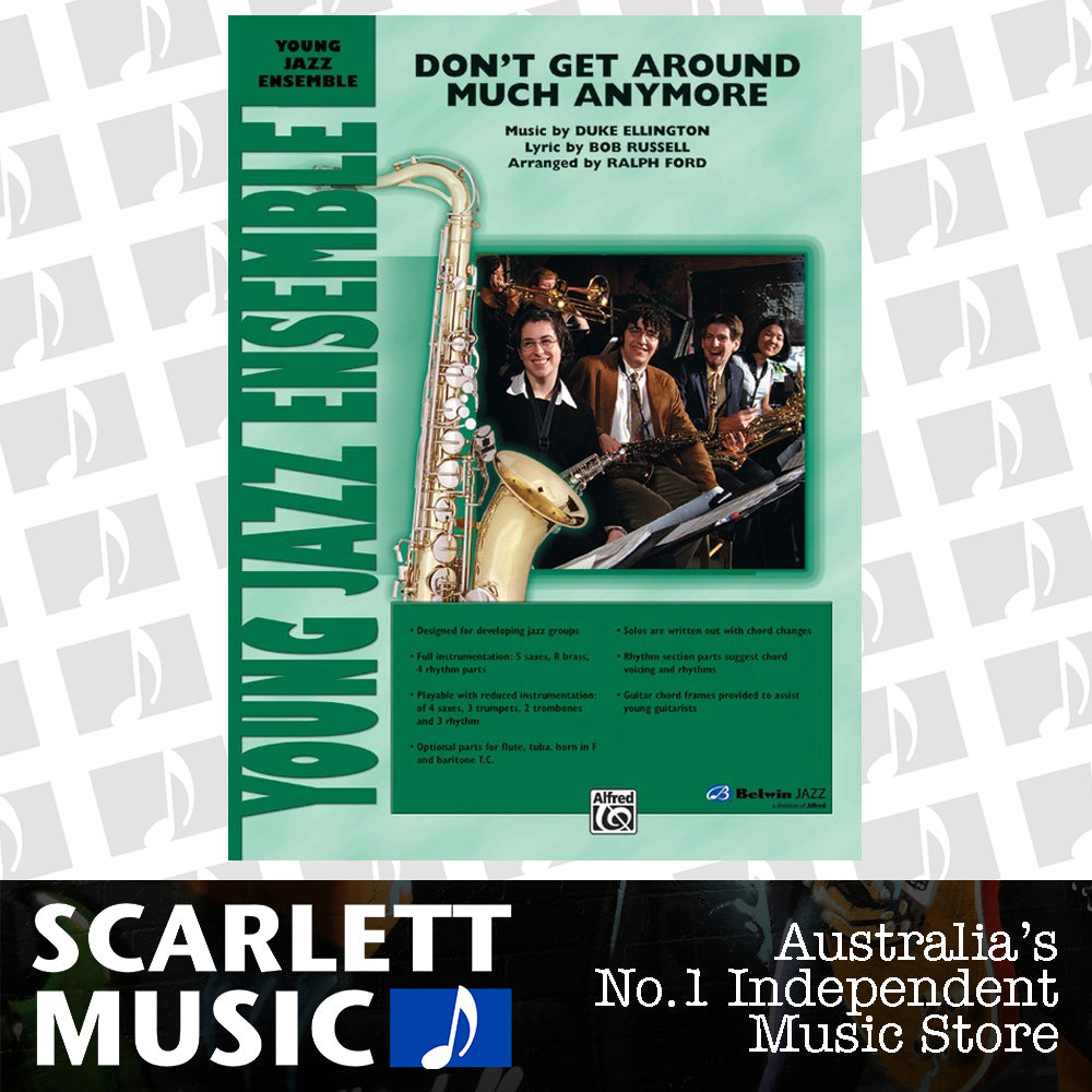 Don't Get Around Much Anymore Jazz Ensemble Sheet Music Grade 2 Score — view 2