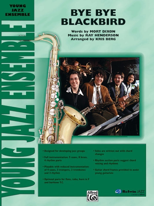 Bye Bye Blackbird Jazz Ensemble Sheet Music Grade 2
