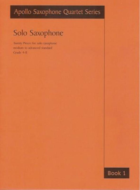 Solo Saxophone Book 1 Book