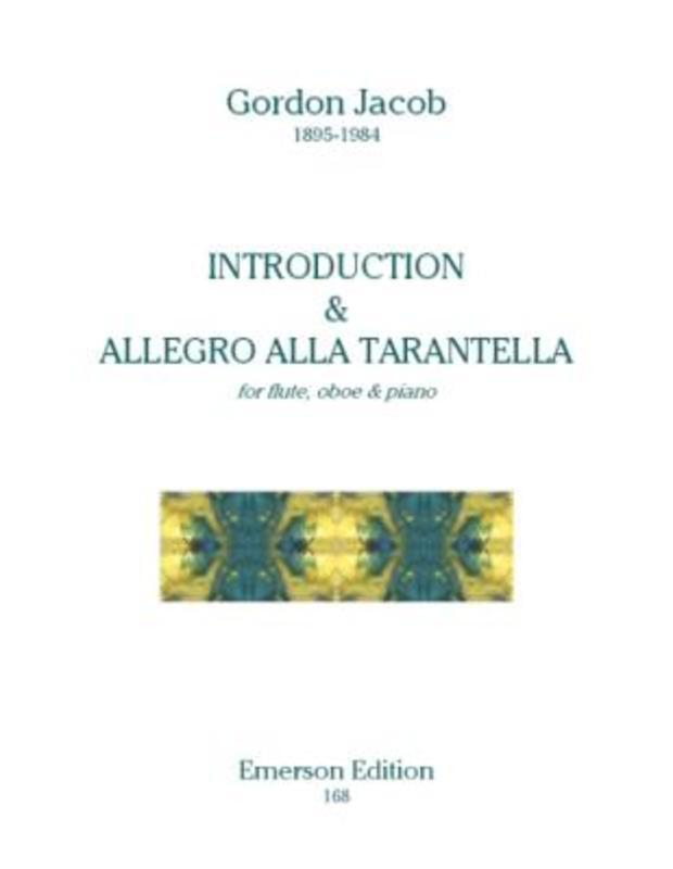 Intro And Allegro Alla Tarantella Flute/Ob/Piano (Softcover Book)