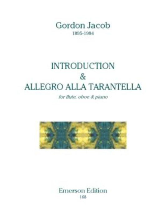 Intro And Allegro Alla Tarantella Flute/Ob/Piano (Softcover Book)
