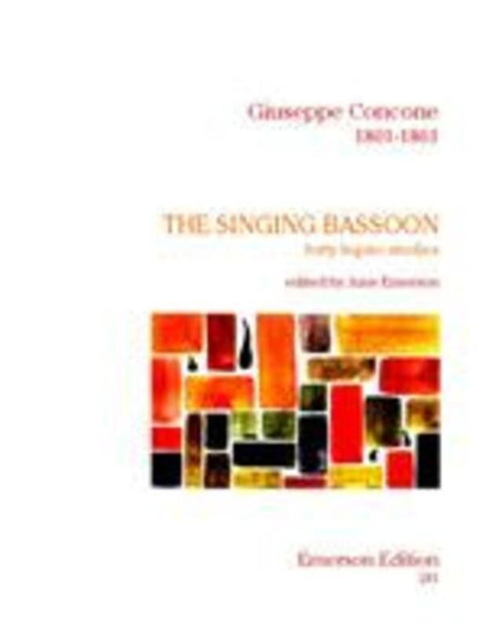 Singing Bassoon Forty Legato Studies Op 17 by Giuseppe Concone, Emerson Edition, 1 Page
