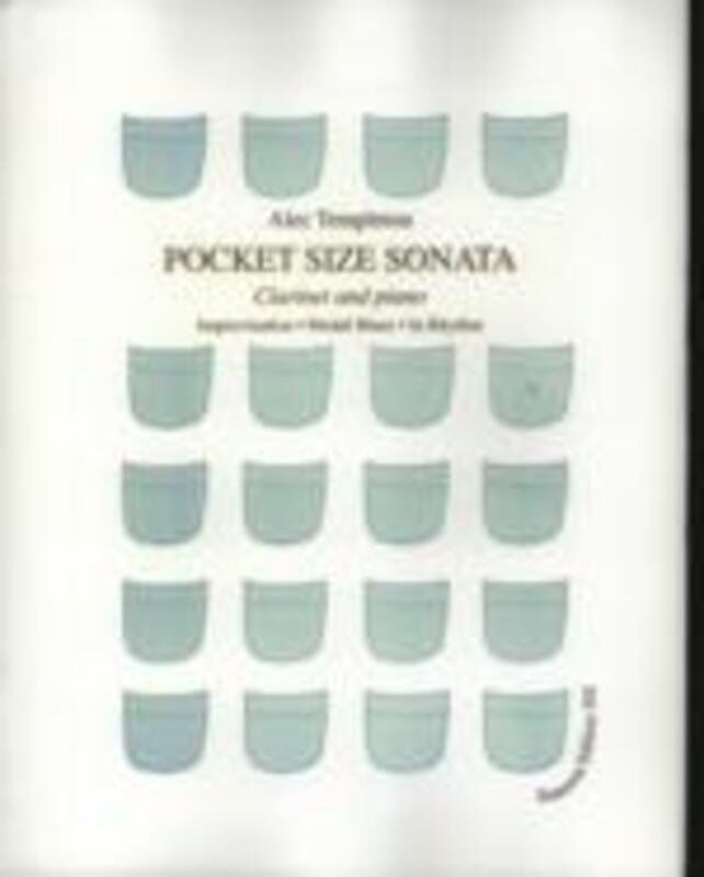 Templeton Pocket Size Sonata No 1 for Clarinet and Piano by Emerson Edition
