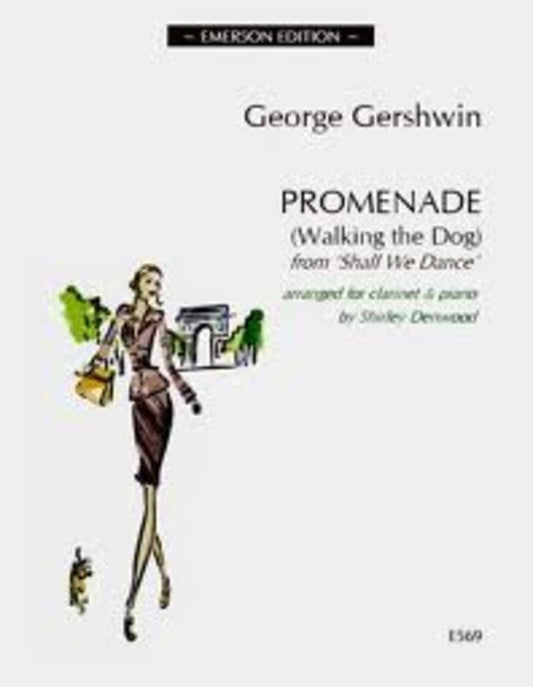 Gershwin - Promenade Walking The Dog Clarinet/Piano Book