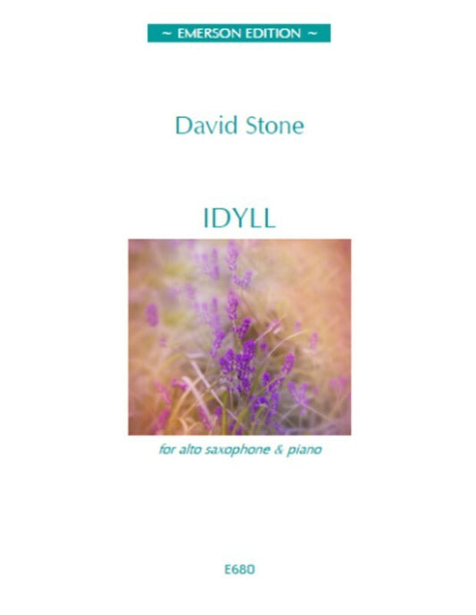 Stone - Idyll For Alto Sax/Piano (Softcover Book)