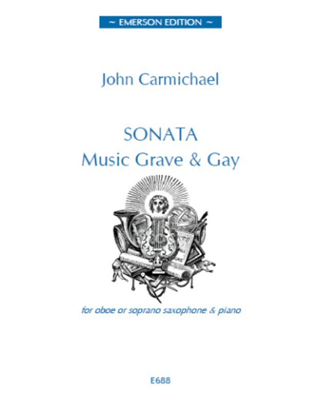 Carmichael - Sonata Music Grave And Gay Oboe Or Sop Sax/Piano (Softcover Book)