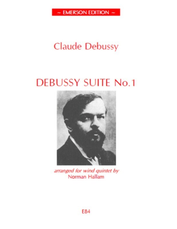 Debussy Suite No 1 Wing Quintet Score/Parts