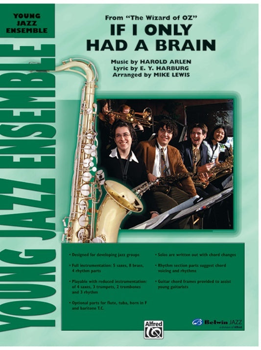 If I Only Had a Brain Jazz Ensemble Sheet Music for Grade 2