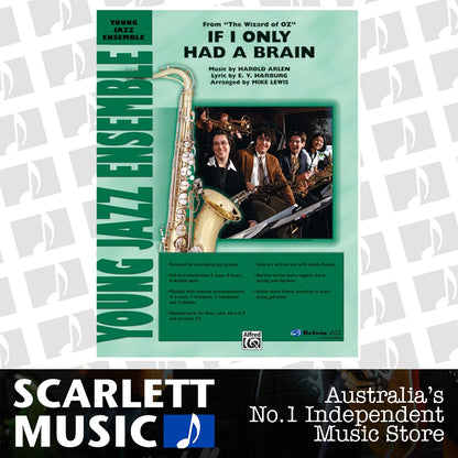 If I Only Had a Brain Jazz Ensemble Sheet Music for Grade 2 — view 2