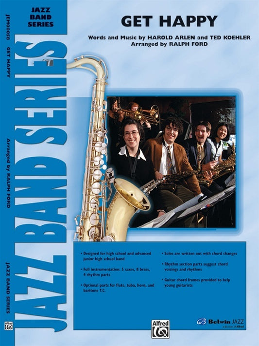 Get Happy Jazz Ensemble Sheet Music Grade 2