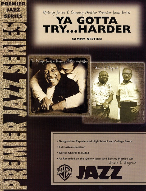 Ya Gotta Try Harder Jazz Ensemble Sheet Music Grade 4.5