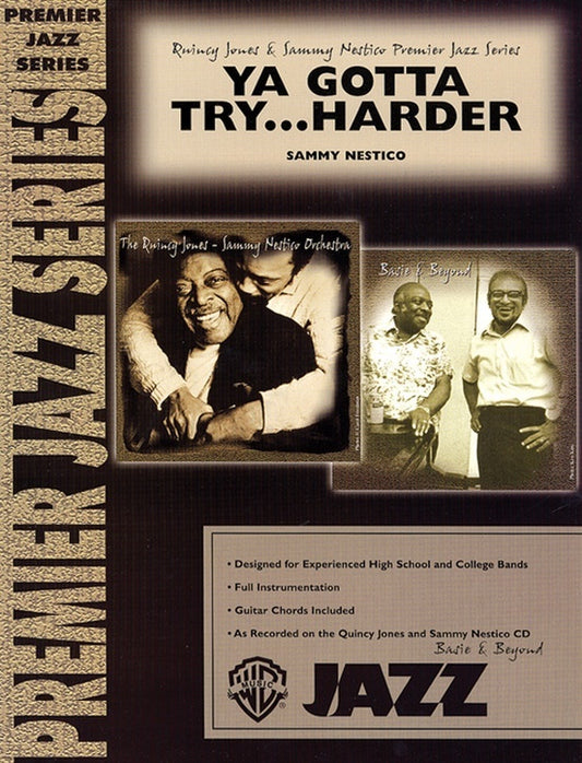 Ya Gotta Try Harder Jazz Ensemble Sheet Music Grade 4.5