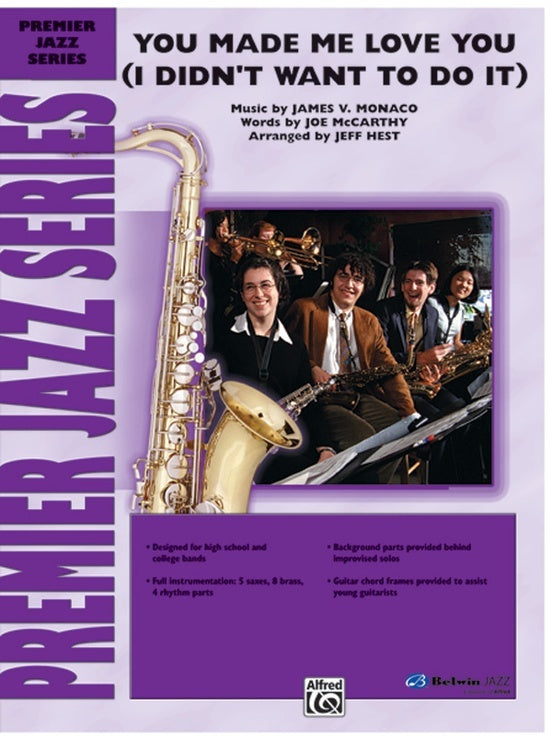 You Made Me Love You Jazz Ensemble Sheet Music Grade 4.5