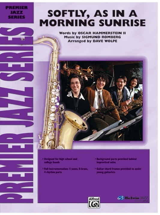 Softly As in a Morning Sunrise Jazz Ensemble Sheet Music Grade 4.5
