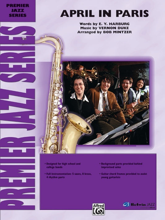 April in Paris Jazz Ensemble Sheet Music Grade 4.5