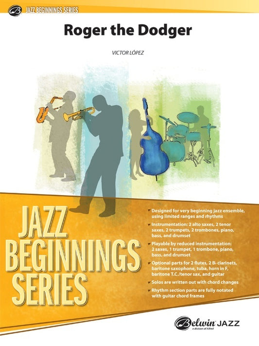Roger the Dodger Jazz Ensemble Sheet Music Grade 0.5