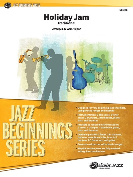 Holiday Jam JE Grade 0.5 Jazz Ensemble Sheet Music Score