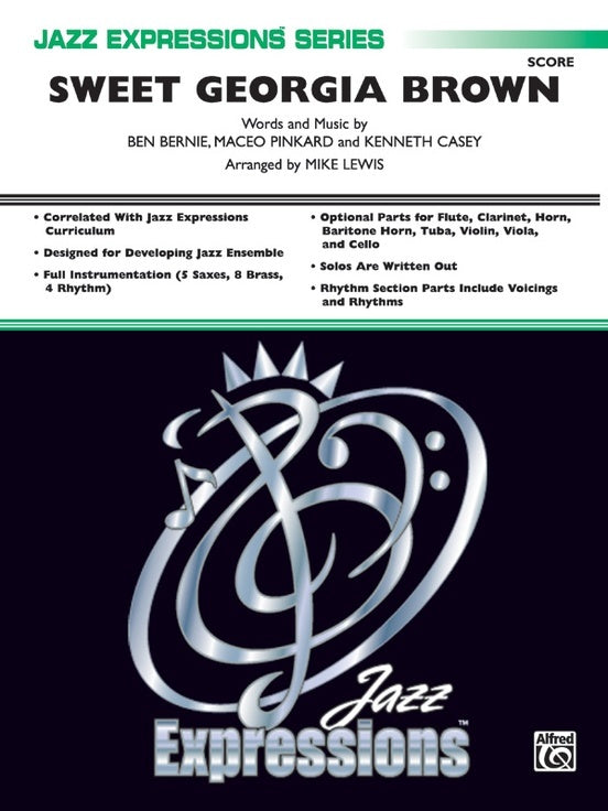Sweet Georgia Brown Jazz Ensemble Grade 1 Score