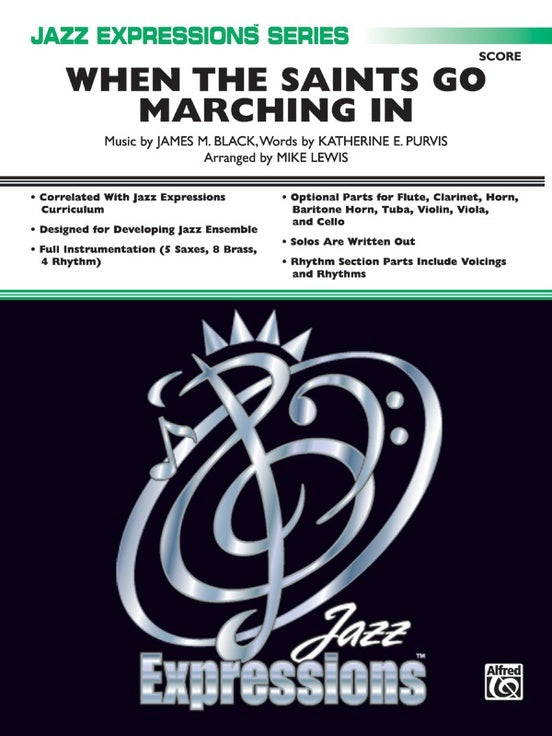 When the Saints Go Marching In Jazz Ensemble Sheet Music Gr 2 Score