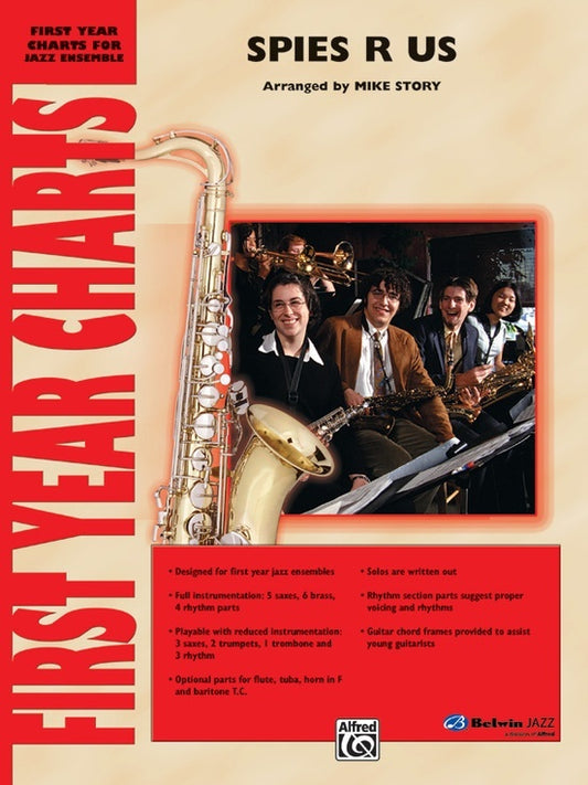 Spies R Us Jazz Ensemble Grade 1 Score