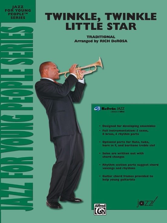 Twinkle Twinkle Little Star Jazz Ensemble Sheet Music Grade 2