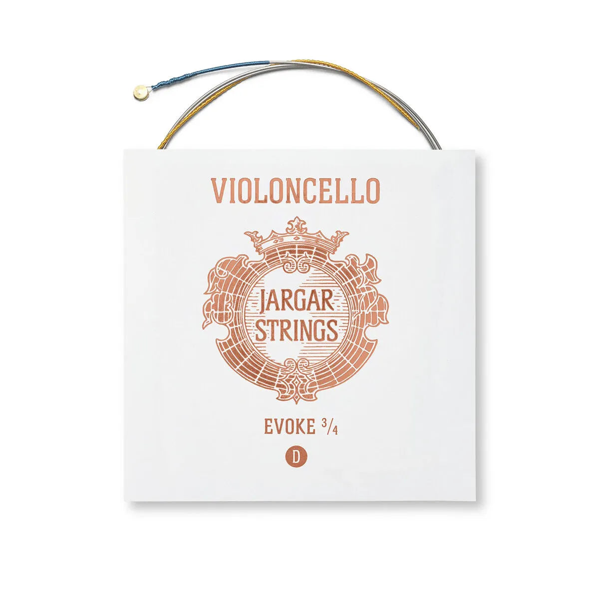 Jargar Evoke Cello 3/4 Medium 'D' Multialloy Wound String JEV42.3/4 — view 2