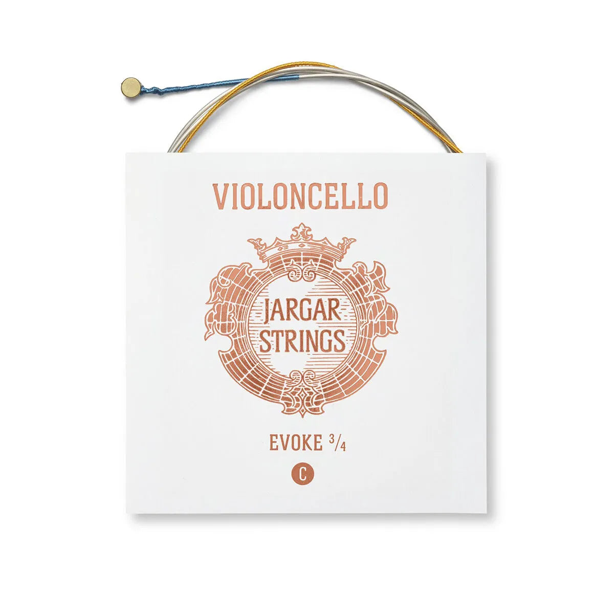 Jargar Evoke Cello 3/4 Medium 'C' Tungsten Nickel Wound String JEV44.3/4 — view 2