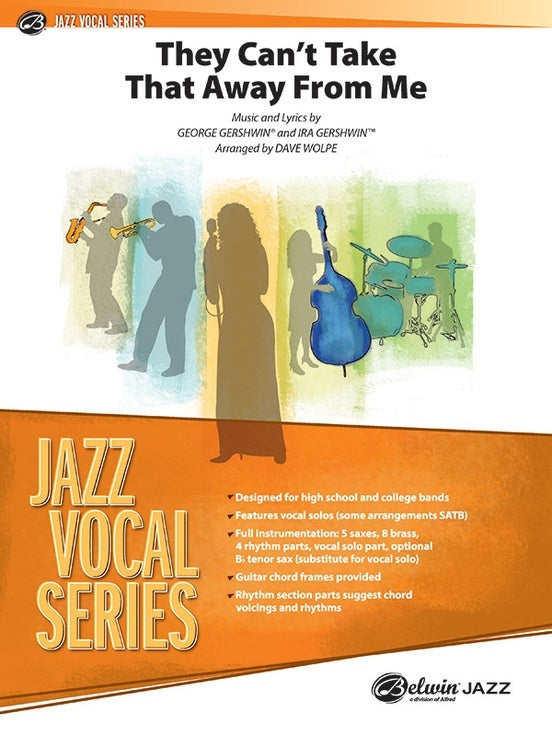 They Can't Take That Away from Me Jazz Ensemble Sheet Music Grade 3.5