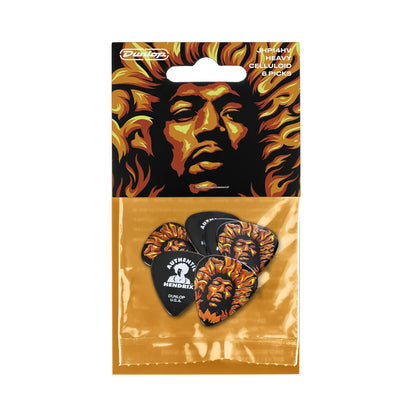 Jim Dunlop Hendrix Voodoo Fire Guitar Pick — view 2