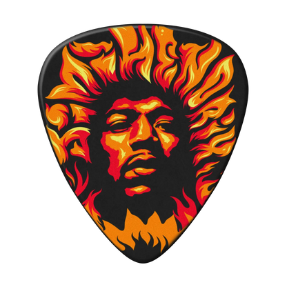 Jim Dunlop Hendrix Voodoo Fire Guitar Pick