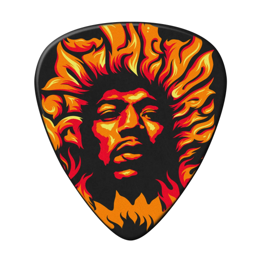 Jim Dunlop Hendrix Voodoo Fire Guitar Pick