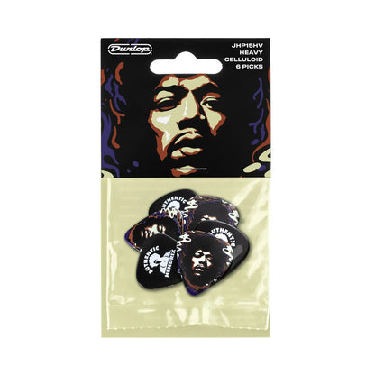 Jim Dunlop Dunlop Hendrix Star Haze Guitar Picks - Jimi Hendrix '69 Psych Series 6 Pack — view 2
