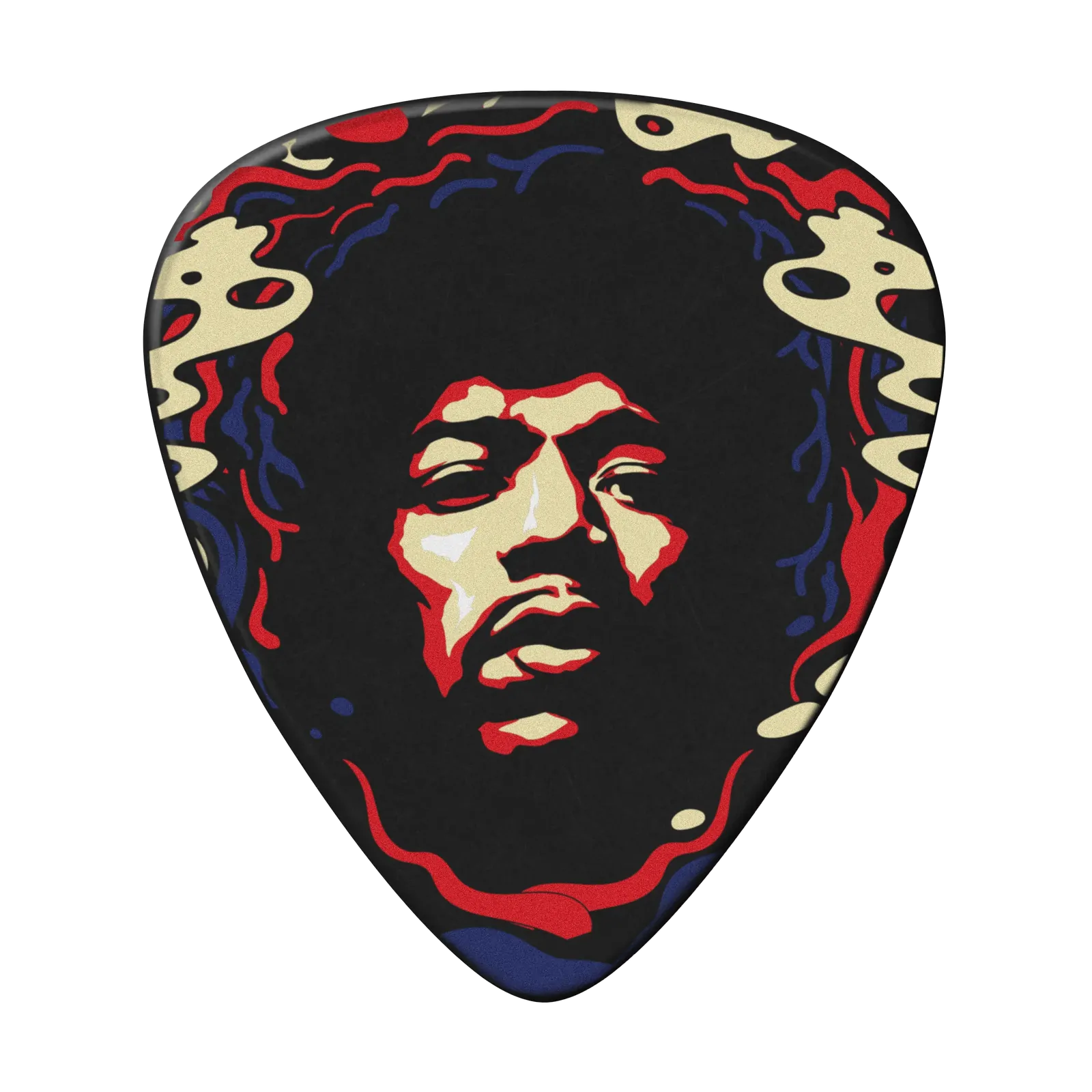 Jim Dunlop Dunlop Hendrix Star Haze Guitar Picks - Jimi Hendrix '69 Psych Series 6 Pack