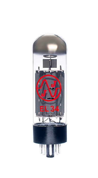 JJ Electronic EL34 Power Tubes Matched Quad 25W Output Pentode — view 2
