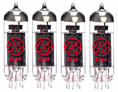 JJ Electronic EL84 Power Tubes Matched Quad for Guitar and Hi-Fi Amplifiers
