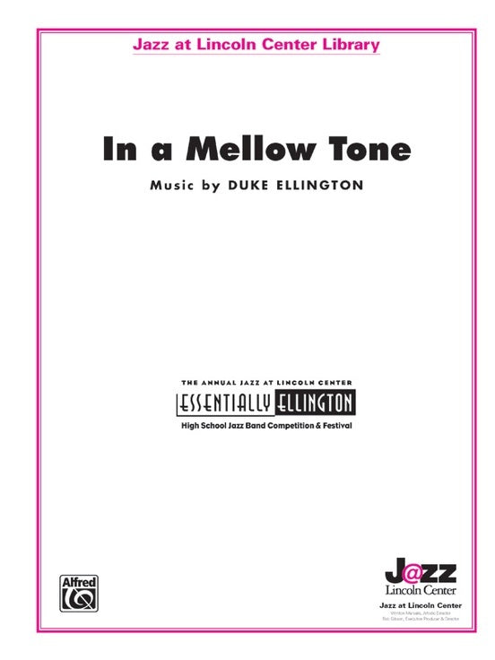 In A Mellow Tone Junior Ensemble Gr 5 Conductor Score