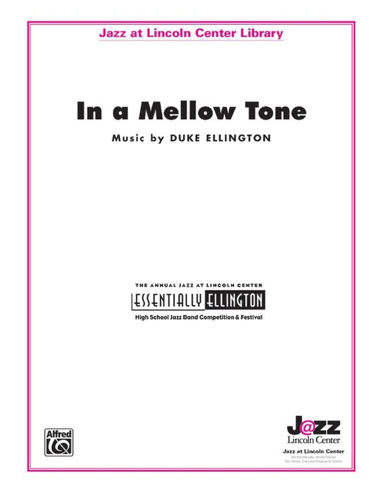 In A Mellow Tone Junior Ensemble Gr 5 Conductor Score