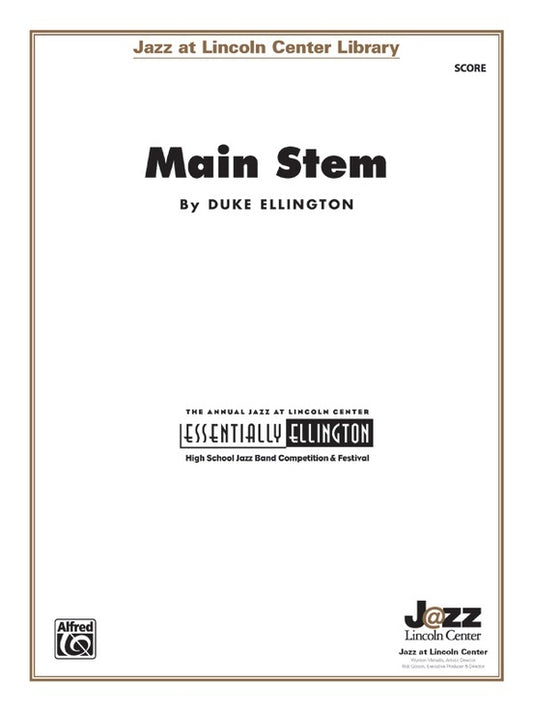 Main Stem JE Grade 3.5 Conductor Score for Jazz Ensemble Sheet Music