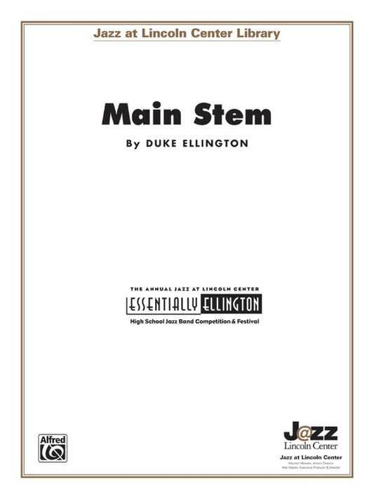 Main Stem Jazz Ensemble Sheet Music Grade 3.5