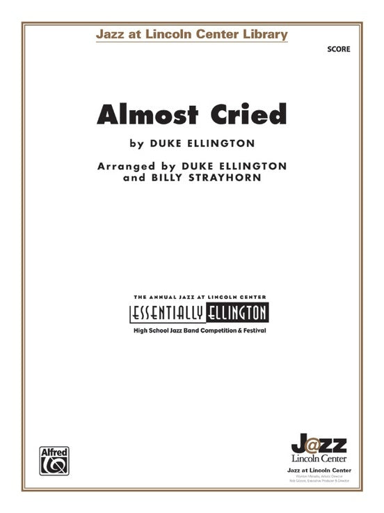 Almost Cried JE Grade 3.5 Conductor Score - Jazz Ensemble Sheet Music