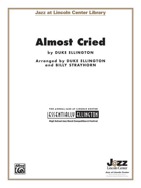 Almost Cried Jazz Ensemble Sheet Music Gr 3.5