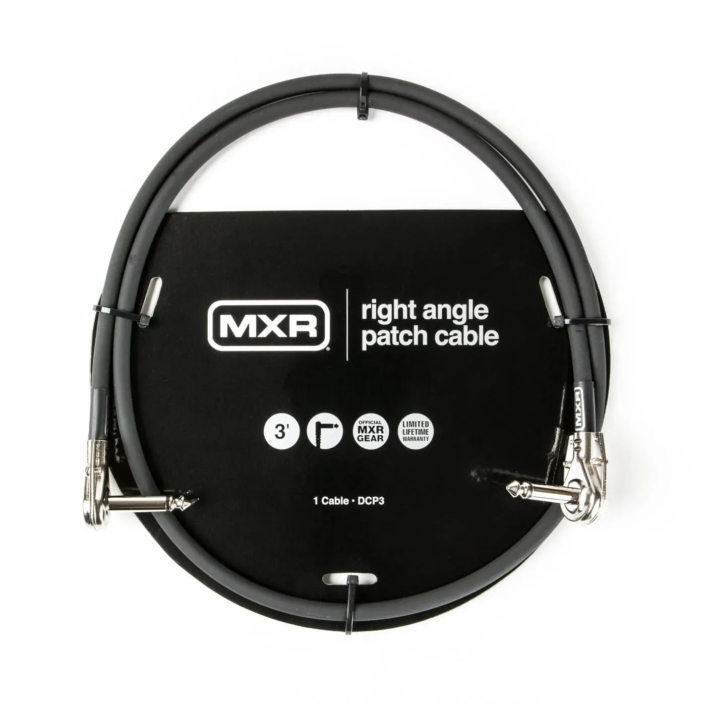 MXR PATCH CABLE 3 FT - Guitar Effects Pedal Cable in Black