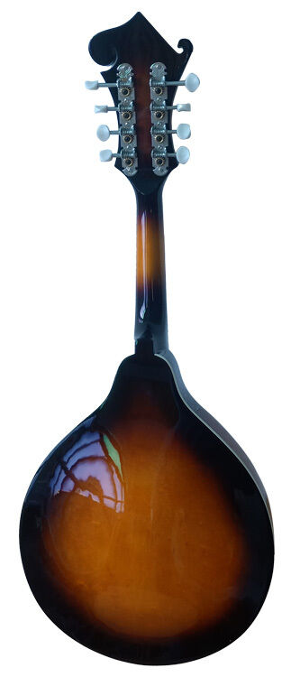 J.Reynolds Deluxe A-Style Mandolin Tobacco Sunburst Gloss Florentine Headstock — view 2
