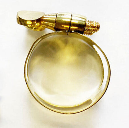 J.Michael Metal Alto Saxophone Ligature - Gold Finish — view 2