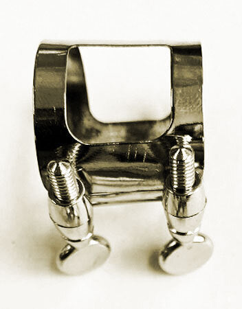 J.Michael Metal Clarinet Ligature Chrome Finish
