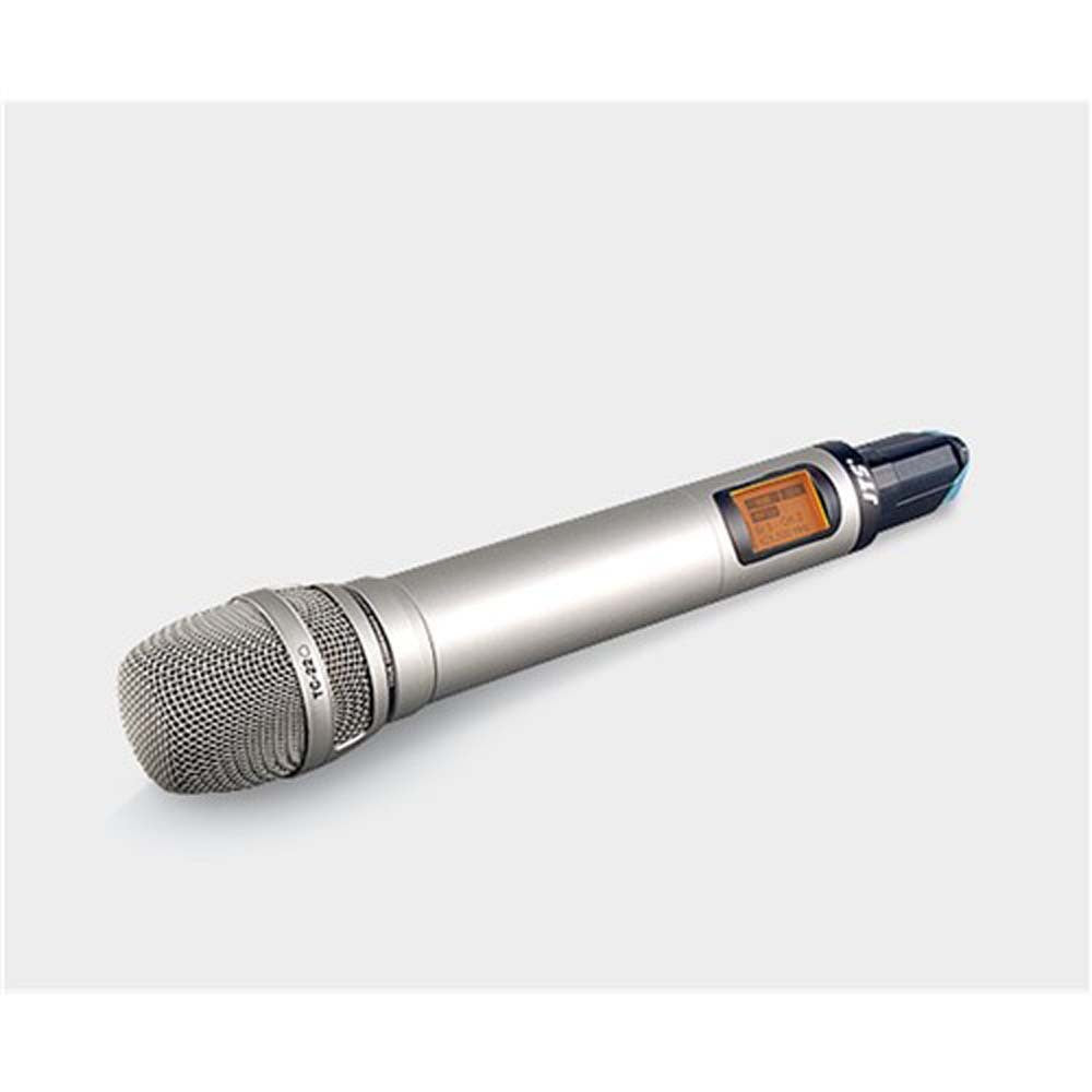 JSS-4A transmitter  520-556MHz hand-held with TC-22 capsule for R-4 system silver colour — view 3