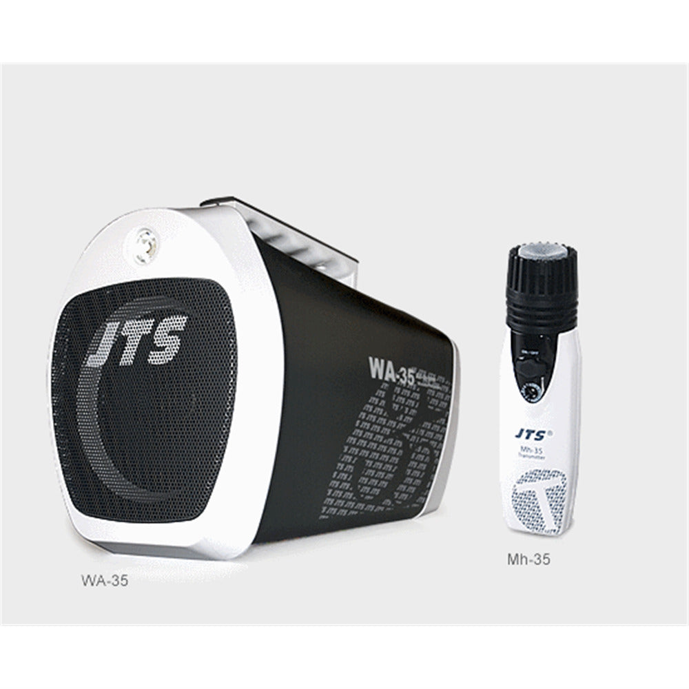 WA-35 portable PA system includes MH-35 wireless mic 638-662MHz