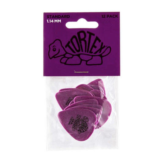 Dunlop Tortex Guitar Pick Player Pick Packs 1.14mm Purple