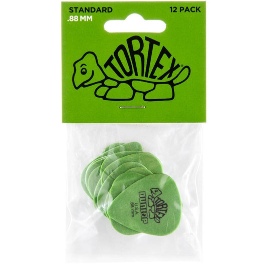 Dunlop Tortex Guitar Pick Player Packs .88mm Green