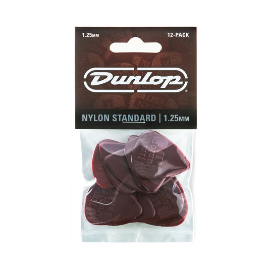 Jim Dunlop 1.25mm Greys Player Packs - 12 Guitar Picks